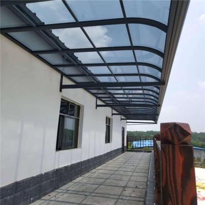 China Durable 10 x Large Size Aluminum Frame 20 Mail Panel Glass Shade Canopy Outside Pickup Truck Canopy for sale