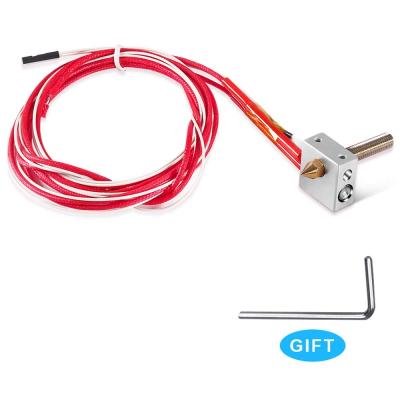 China 3D Printer MK8 Extruder Hot End Kit 0.4mm Nozzle Heating MK8 Extruder Hot End DIY Accessories 15657 for sale