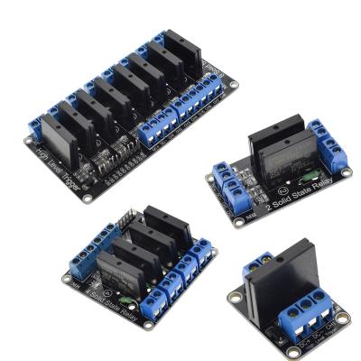 China 1 2 4 8 Channel 5V SSR DC High Level Relay Module Solid State AVR DSP For Arduino for sale