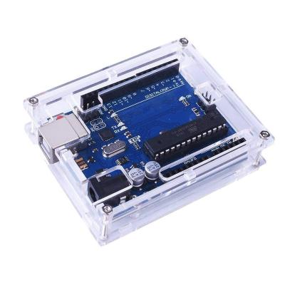 China For Arduino Uno R3 For Arduino Uno R3 Acrylic Case Box Uno R3 Enclosure For Arduino for sale