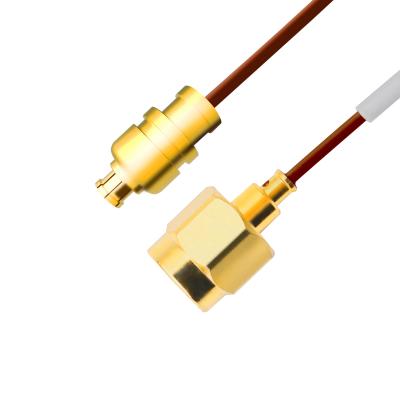 China 0,047 enchufes rectos masculinos semi rígidos Te 1996771-1 de Sma del cable coaxil 5G al conector hembra de Smpm en venta