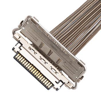 China 0.4mm Pitch LVDS EDP Cable I-Pex 20679-20p Micro Coaxial lvds display connector for sale