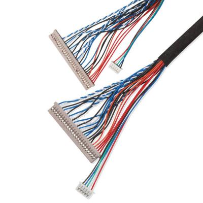 China 250V 20 Pin Lvds Cable Hirose Df 14 a Df14 para el conector de la exhibición de los lvds del ordenador portátil en venta