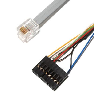 Κίνα 901420016 καλώδιο 2.54mm Molex 6 καρφιτσών πίσσα στο καλώδιο RJ12 δικτύων προς πώληση