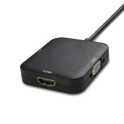 中国 ミニディスプレイポート HDMI / DVI / VGA アダプター LCDケーブルコネクタ組 販売のため