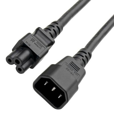 China Connector Adapters C14 To C5 Power Adapter Cord 7a 250v 18 Awg for sale