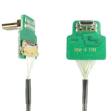 China MIPI Connector Adapters ROHS HDMI-D Adapter Micro Elbow Head HDMI-D tot 20454-220-02 20455 20453 Te koop