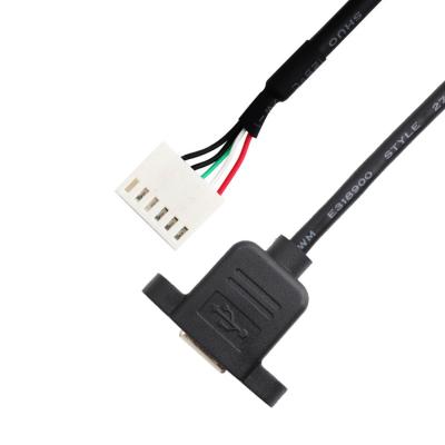 Chine Assemblée de bâti de panneau de câble d'Usb B de Durachill de harnais de fil du lancement A2542ha-6p de 2.54mm à vendre