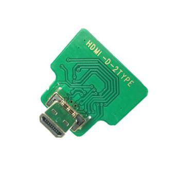 China Micro HDMI cabeza recta 20454-220-02 20455 20453 Micro HDMI-D-2 para IPEX OEM / ODM en venta