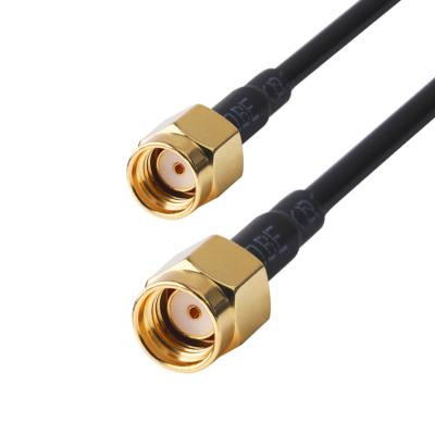 China RF connector 50ohm Impedance Lmr100 Rf Coaxial Cable Black lcd lvds cable samtec high speed cable for sale