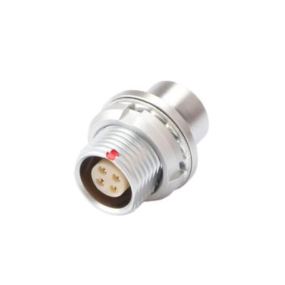 中国 Industrial Circular Connector B Series Z13 4Pin Female Connector External Fixed Vacuum Sealed Socket 販売のため