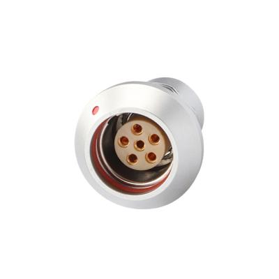 中国 Circular Connectors B Series Z8 6Pin Female Internal Fixed Vacuum Sealed Socket, Fixed Socket Nut Fixed 1B-3B 2-30 販売のため