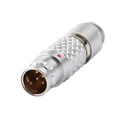 China B-serie Push Pull Circular Connector Multi-core type 2~32 kern lasnaald kern (recht of hoekig) Te koop