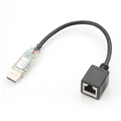 Китай USB RS422 до RJ45 8P8C женский никелевый кабель WB-1800-BT для отладки адаптера промышленной сети продается