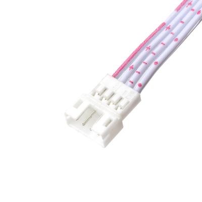 China 4 pin male to female flat flexible ribbon cable LHE connector for electronic engineering audio projects for sale