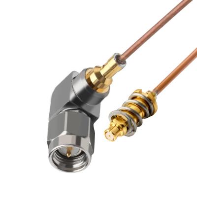 China Vita 67 Smpm cable coaxial recto semirrígido conector de conexión de ángulo derecho Sro47 en venta