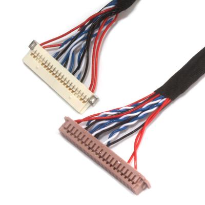 China Conjuntos de cabo coaxial do UL os micro, HORAS Lvds de JAE cabografam 30 Pin Fi X30 a Df13 30ds 1.25c à venda