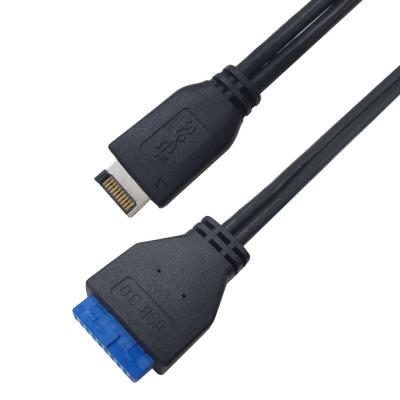 China Douane 9,5“ Usb 3,2 Gen 20 Pin To Usb 3,2 Gen Header Female Male Front-Comité de Uitrusting van de Kopbaldraad Te koop