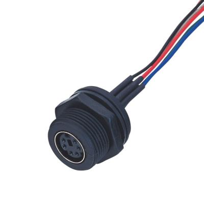 China M.D. WF 6 Pin Mini Din Cable, schakelaar van de de Kabel lvds vertoning van IP67 de Rechte Isobus Te koop