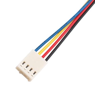 China JST JH 2.5mm 4 Pin Molex 4 Wire Fan Y Cable Assembly lvds 4 pin connector cable for sale