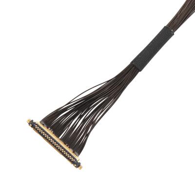 China Reunião de cabo de UAV Lvds Edp Reunião de cabo de 0,25 mm Pitch 20531-034T-02 To Jst Auhr-05v-H 34 Pin Micro cabo coaxial à venda