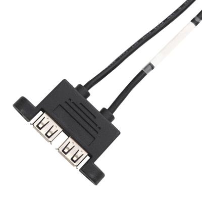 Chine câble équipé de la longueur LVDS de 100mm Molex 51110-0860 8p à Usb Hirose de Duak à vendre