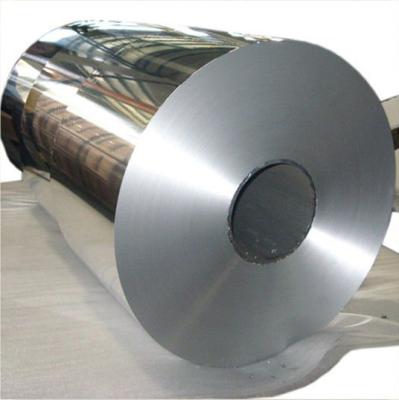 China Rollo acabado molino llano brillante 8011 del papel de aluminio para el acondicionador de aire en venta