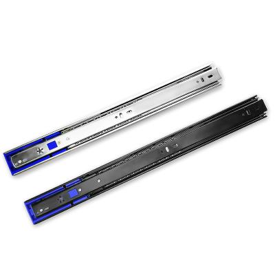 China Modern FGVslide Drawer Slides Telescopic Push To Open Soft Narrow Extension Drawer Runner Drawer Slide for sale