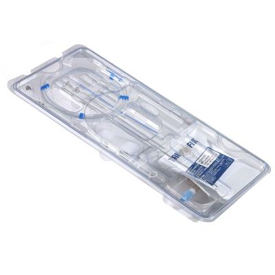 China Thermoforming Plastic Medical Device Packaging Vacuum Catheter Tray Blister Packaging Box for sale