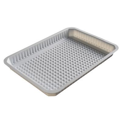 China Disposable Disposable White Blister Tray Embossed Vacuum for sale