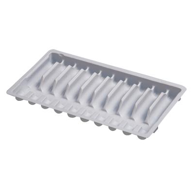 China Custom Medical Blister Box Diagnostic Packing Solution Packing Reagent Bottle Blister Tray for sale