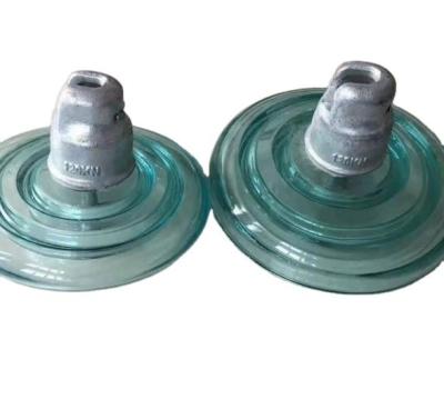 China LOW VOLTAGE 2022 Medium Voltage Toughened Glass Insulator LXP-40 Rated Voltage 10-35 KV for sale