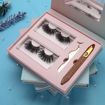 China 6D Mink Eyelashes Wholesale Long Full Eyelashes Strip Fake Custom Luxury Fluffy Volume Crisscross Eyelashes for sale