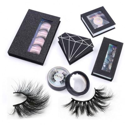 China Natural Long Private Label Mink Lashes 3d Wholesaler Selling Mink Eyelashes 100% Mink Eyelash 25mm 30mm for sale