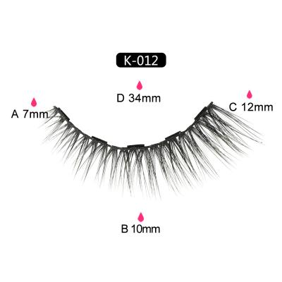 China Custom Made 2 Pairs Natural Magnetic Eyeliner and Magnetic Lashes Private Label Eyeliner Eyeliner Set for sale