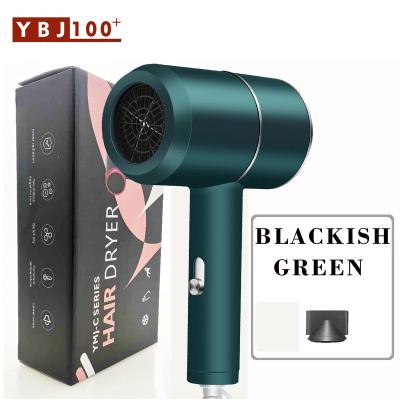 China YBJ hot and cold wind travel hair dryer household hair dryer high power cheap ionic mini hair dryer for sale