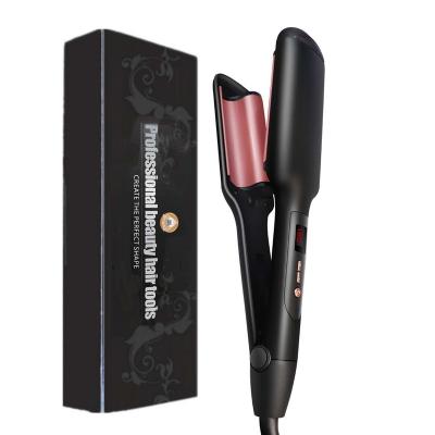 China 360 Rotation Rope Big Wave Curly Hair Styling Tool One-Stop Hair Straightener 2 in 1 Hair Straightening Curler for sale