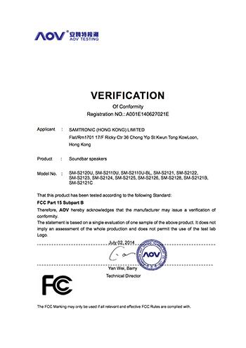 FCC - Huasheng (shenzhen) Technology Limited