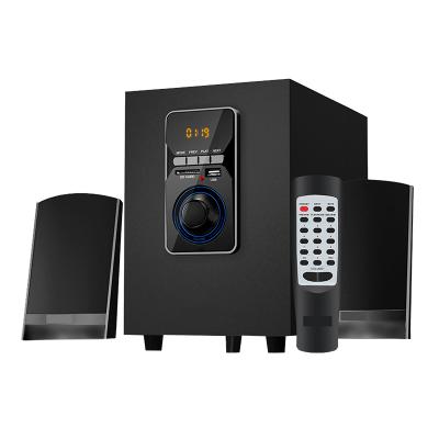 China Wireless Active 2.1 Multimedia Amplified Speaker System With USB SD Wireless FM HS-2103 for sale