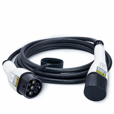 China IEC 62196 Type Single Phase 32A - 2 EVSE Cable EV Charging Cable 3.84kw 220v Car Charger New Plug NT-SQ-T2-T2-32A-10M for sale