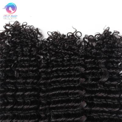 China Deep Wave Hair Bundles Hair Weft, Free Sample Brazilian Deep Wave Unprocessed Virgin Hair Bundles Mink Hair Bundles for sale