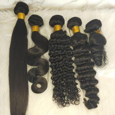 China Cheap Mink Brazilian Bulk Hair Raw Indian Hair Weft Weave Bundles Human Hair Cuticle Aligned Hair Extension Wig for sale