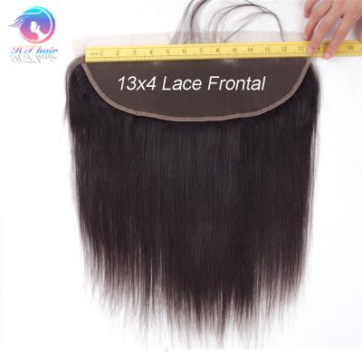 China Indian Hair Wholesale Vendors Straight 100% Virgin Human Hair 13*4 Ear To Ear Lace Frontal Closure Hair for sale