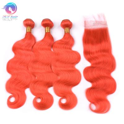 China Red Hair Weave Extensions 2020 Trending Products For Women Red Mink Body Weave 1B Ombre Hair Extension for sale