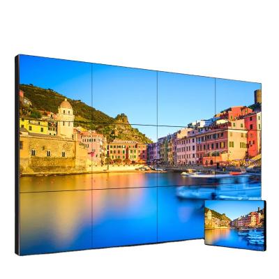 China Indoor 46 inch Physical 8K Seamless Lcd Video Wall Display with 4X4 Splicing Screen Advertising Players for Info Publishment for sale