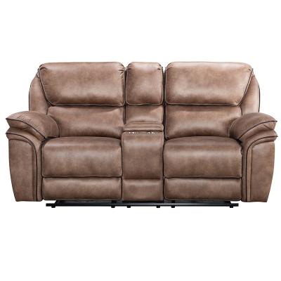 China HOT SELLING SOFA EXTENDED COMFORTABLE HOME LOVESEAT 2 SEATER WALK LOVESEAT LIVING ROOM FURNITURE LEATHER AIR 2RR for sale