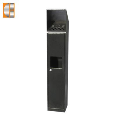 China Euro or USA metal outdoor standing windproof ashtray for smoking area for sale