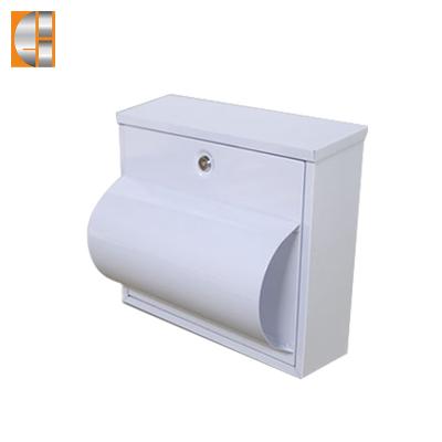 China Large Capacity Wall Mounted Outdoor Galvanized Lockable Metal Mailbox for sale