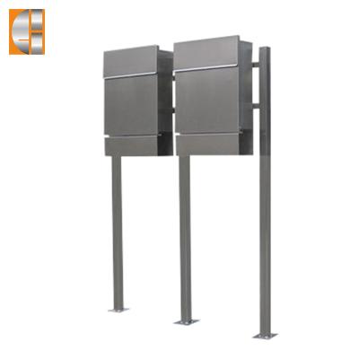 China Stainless Steel Wall Mounted American Freestanding Mailbox For Street for sale