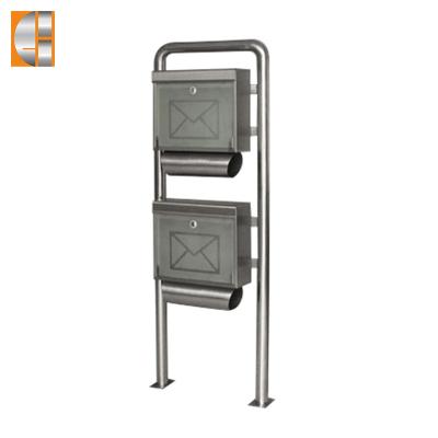 China Large Capacity Metal Free Express Letter Box With Poles for sale